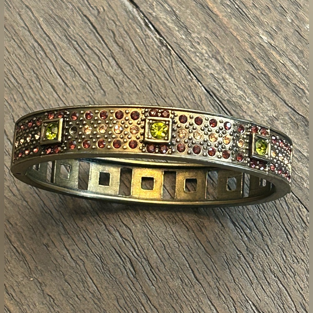 Heidi Daus Crystal Hinged Bracelet